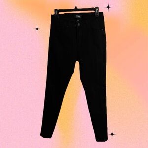 High rise skinny jeans